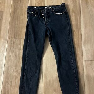 Dark Blue Denim Jeans